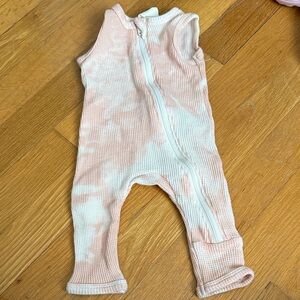 Spearmint Love Pink and White Kids Bodysuit